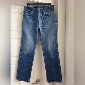 Vintage Lee Men's Blue Jeans 32x32 With The Perfect Amount Of Wear!